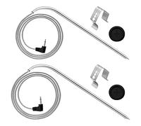 Sonde per carne compatibili con Gravity Series 560/800/1050, con clip per griglia e ghiera di tenuta, 9004190170, accessori di ricambio per sonda di temperatura, 2 set