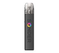 Sonder Q2 Kit 30 W Vape (Nero Mezzanotte) Batteria Integrata 1350 mAh 3 ML Pod Q Cartuccia 0,8 ohm per MTL/RDLa Iconic RGB Light Sigaretta Elettronic Originale - No Nicotine
