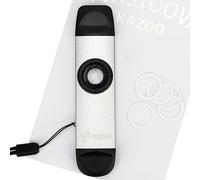 Sondery Kazoo professionale in metallo, doppia testa, con cordino e 5 membrane, per tutte le età e occasioni