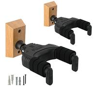 Sondery Supporto Porta Appendi Chitarra da Muro, Gancio Poggia da Parete per Chitarra Elettrica Classica Acustica Basso, Blocco Automatico, 2 pezzi