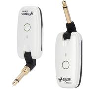 Sondery Wireless Guitar System: Trasmettitore e Ricevitore Compatibili con Diversi Strumenti - Chitarra, Basso, Keyboard, Batteria - 7 Canali, AirMate II UHF Ricaricabile Wireless