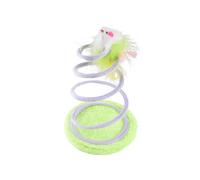 SONDEY Paris Prix - Giocattolo per gatti a molla, 26 cm, colore: verde