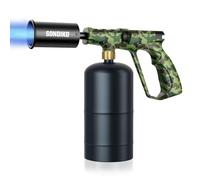 Sondiko Torcia a propano, potente torcia da cucina per cucinare, barbecue, sous vide e bistecca, torcia regolabile - perfetto per accendere il carbone da campeggio, kit di saldatura a gas (serbatoio