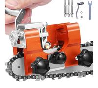 Sonekin Portatile Affila Catena Motosega, Manovella Affilacatene per Motosega, Kit Affilatura Catena Motosega, Affilatrice Catena Motosega con Testa di Affilatura, Adatto a Tutti i Tipi di Motoseghe