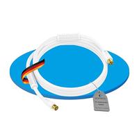 sonero cavo antenna SAT cavo coassiale cavo satellitare con ferrite TV 4 volte schermato, per HDTV, ricevitore, Internet, satellite, DAB, radio, 2,0m