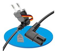Sonero® Euro Power Cord, cavo di alimentazione per elettrodomestici, spina Euro 90° a presa IEC C7 90°, 1,00 m, nero