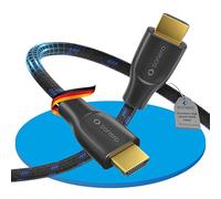 sonero PHC011-005 Premium Certificato cavo HDMI ad alta velocità con Ethernet, Connettori Placcati Oro (4 K UltraHD, 3d Full HD, 18 Gbps Full Band HDR High Dynamic Range), Cavo HDMI con Intrecci