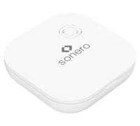 sonero rilevatore d'acqua, funzionamento a batteria, allarme sonoro 70 dB, luce LED e altoparlante, bianco