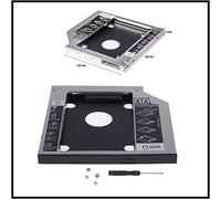 Soneth Box Adattatore per Secondo Hard Disk HD SSD Caddy Frame per Notebook SATA 3 Dvd CD Rom