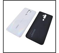 Soneth Vetro Posteriore Copri Batteria per Oppo A9 2020 CPH19 37 39 41 Dazzling Bianco