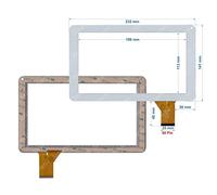 Soneth Vetro Touch Screen Digitizer 9,0" Master MID900 Tablet PC Bianco