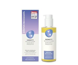 Sonett, MISTELFORM - Olio per massaggio, lilla, incenso alla lavanda, 145 ml
