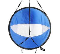 Sonew 108 Cm a Vela del in Kayak Pieghevole con Finestra Trasparente e Borsa per lo Stoccaggio - Design Compatto per Canoe, Barche Gonfiabili e Kayak in Blu e Bianco