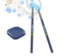 Sonew 16d Altoparlanti DSP a Livello Audio Scheda Audio a Basso Ritardo Portatile a Tamburi Ritmo Elettrico per Adulti Principianti, Studente di Batterista Professionista, con (blu navy)