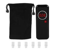 Sonew Alcohol Tester, Analizzatore Portatile di Respiro Digitale, Rilevatore di Alcole Professionale con Display LCD Digitale Rosso + Bocchini Extra 6 Pezzi