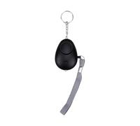 Sonew Allarme di Sicurezza Personale per Donne, Sirena Portachiavi 130 DB con Luce Stroboscopica e LED, Autodifesa di Emergenza per Escursioni nel Campus (BLACK)