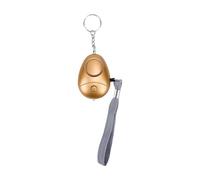 Sonew Allarme di Sicurezza Personale per Donne, Sirena Portachiavi 130 DB con Luce Stroboscopica e LED, Autodifesa di Emergenza per Escursioni nel Campus (GOLD)