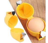 Sonew Apriscatole per Gusci D', Apri Rapidamente Uova Sode e Crude con Impugnatura Comoda, per Cuocere Al Forno e Preparare Quotidianamente le Uova