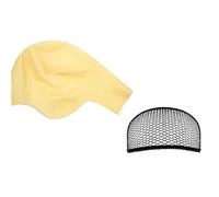 Sonew Berretti Calvi in lattice, Berretto per Parrucca Calvo Elastico Resistente Agli Strappi per Costume Cosplay, con Colore Naturale per Feste di Halloween, Adulti e Bambini (2)