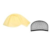 Sonew Berretti Calvi in lattice, Berretto per Parrucca Calvo Elastico Resistente Agli Strappi per Costume Cosplay, con Colore Naturale per Feste di Halloween, Adulti e Bambini (4)