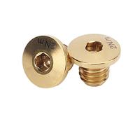 Sonew Bulloni del Coperchio del Cilindro in Lega in Lega di Titanio con Ingegneria Precisione per Leva del Freno in Bicicletta-compatibilità M7000 M8000 M9000 M9020 (Gold)