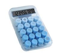 Sonew Calcolatrice da Tavolo Carina Ed Elegante con Ampio Schermo e Funzioni a 10 Cifre per l'uso in Ufficio Scolastico (BLUE)