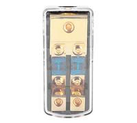 Sonew Calibro da 0/4 in Ingresso a 4/8 in Uscita Blocco di Distribuzione 60A Supporto ANL a 2 Vie per di Imbarcazioni Automatiche