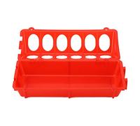 Sonew Capovolgimento del Vassoio per l'Alimentazione del Pollame con Un Design a 12 Buche per Alimentazione Efficiente di Pollo, Anatrochi, Uccelli e Piccioni, Plastica Premium, Alimentatore di