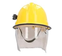 Sonew Casco Antincendio Di Salvataggio Di Emergenza, Casco Di Sicurezza In Altezza E Salvataggio, Ignifugo A Doppio Strato, Per Pompiere, Colore Rosso (#811), Chiusura A Strappo
