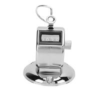 Sonew Contatore Clicker Contatori Manuali Accurati a 4 Cifre con Scritte Chiare Ed Elegante Guscio in Metallo per Inventario di Persone e Merci