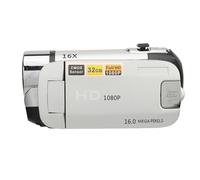 Sonew D90 Fotocamera Digitale 1080P 16MP, Videocamera con Schermo Ruotabile da 2,4 Pollici Videoregistratore HD con Zoom 26X con Luce di Riempimento (SILVER)