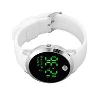 Sonew Elegante Orologio Digitale da Uomo con Schermo a Colori Rotondo, Caratteristiche e Funzioni di Allarme Eleganti, per lo Sport e l'uso Quotidiano (#6)