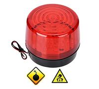 Sonew Emergenza Attenzione Luce, Pericolo Fanale di Avvertimento 12 / 24V DC Sicurezza Lampeggiante LED Luce Stroboscopica Car Emergenza Pericolo Faro, Installazione Facile (Red)