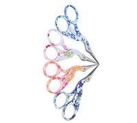 Sonew Forbici Premium a Forma di Gru da 4 Pezzi, Forbici retrò da Ricamo e Cucito, Compatte e di Design da 3,5 Pollici