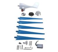 Sonew Generatore Eolico Ad Alta Efficienza da 400 W 5 Pale Trifase a Magneti Permanenti con Regolazione Automatica DC24V per Energie Rinnovabili (DC24V)