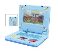 Sonew Giocattolo Educativo per Laptop per Bambini con Musica e Luce - Computer Portatile Blu per Imparare Divertendosi Ovunque (BLUE)