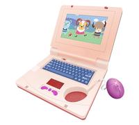 Sonew Giocattolo Educativo per Laptop per Bambini con Musica e Luce - Computer Portatile Blu per Imparare Divertendosi Ovunque (PURPLE)