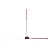 Sonew Golf Swing Trainer, Strumento di Allenamento Ad Angolo Regolabile con Asta Direzionale Rossa in Fibra di Vetro per la Correzione del Piano di Oscillazione e la Memoria Musco (Rosso)