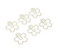 Sonew Graffette da 100 Pezzi Graziose Clamp/Holder in Metallo Dorato per l'organizzazione della Casa, del Lavoro d'ufficio