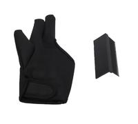 Sonew Guanto per Styling Termico a 3 Dita, Guanto Barbiere in Nylon e Carbonio con Strato Isolante per Acconciature, Attacco per Pettine in Ferro Piatto, Adatto Ai Viaggi