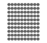 Sonew GUARLA DI PASTICA DEL LANDSCAPE ROUST per Pali da Giardino - Aspetta con Design a 2 Fori per Barriere e Progetti Esterni - 50pcs 50pcs (100PCS)