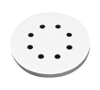 Sonew Imbottitura per Cuscino in Morbida Spugna da 125 Mm, Interfaccia Buffer per la Riduzione del Rumore a Prova di Vibrazione con Toppa Adesiva Magica, per Levigatrice Pneumatica (5 pollici 8 fori)