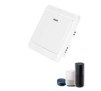 Sonew Interruttore a Pulsante con Pulsante di Uscita Porta WiFi per Controllo Accessi Compatibile con l'app EWeLink per la Sicurezza Domestica