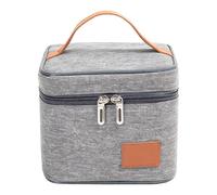 Sonew [Isolamento Premium Borsa Termica per Pranzo Al Sacco Termica Riutilizzabile a Prova di Grigio per Picnic Scolastici da Lavoro Contenitore per Pranzo all'aperto da Viaggio (B-8018-1)