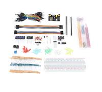 Sonew Kit Iniziale di Elettronica Assortimento Divertente con Breadboard da 830 Fori e Diversi Componenti per lo Sviluppo R3