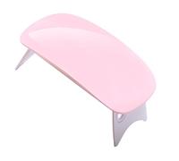 Sonew Lampada per Unghie LED 6 W, Lampada per Manicure Portatile Pieghevole con Sensore Automatico per la Polimerizzazione dello Smalto Gel, Design Delicato per la Protezione degli (Diviso)