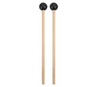 Sonew Mallet del Tamburo della Lingua Set per un Gioco Potente con Manico in Legno Massiccio e Testa di Gomma - Ideale per Terapia del Suono, Meditazione e Pratica Musicale - Bacchette Compatte e (L)