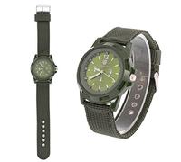 Sonew Orologi da polso da uomo digitale elettronico da polso da uomo resistente alla moda in nylon sportivo(Verde militare)