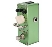 Sonew Pedale Effetto Versatile per Chitarra Green Metal con 11 Effetti di Modulazione per Controllo e creatività Nella Produzione del Suono