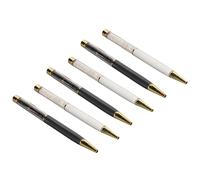 Sonew Penne a Sfera da 6 Pezzi Penna da Scrittura Elegante e Confortevole per la Famiglia dell'ufficio Scolastico Bianca